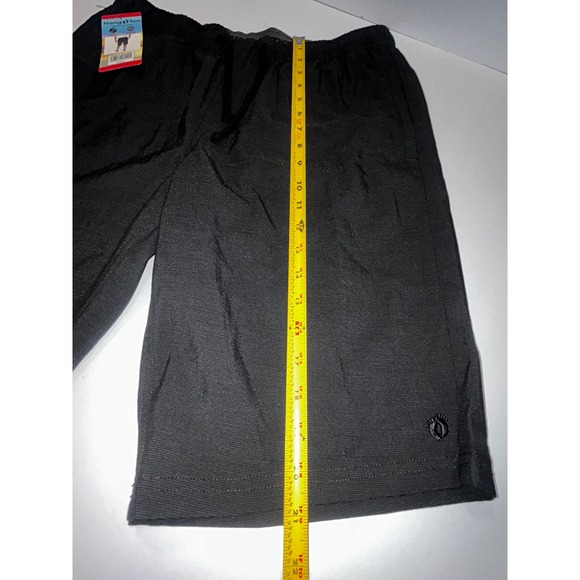 Hang Ten‎ Mens Black 2-Way Stretch Hybrid Shorts Drawstring Waistband NEW M - Picture 8 of 9